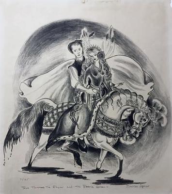 True Thomas the Rhymer and the Faerie Queen - Farnsworth Art Museum