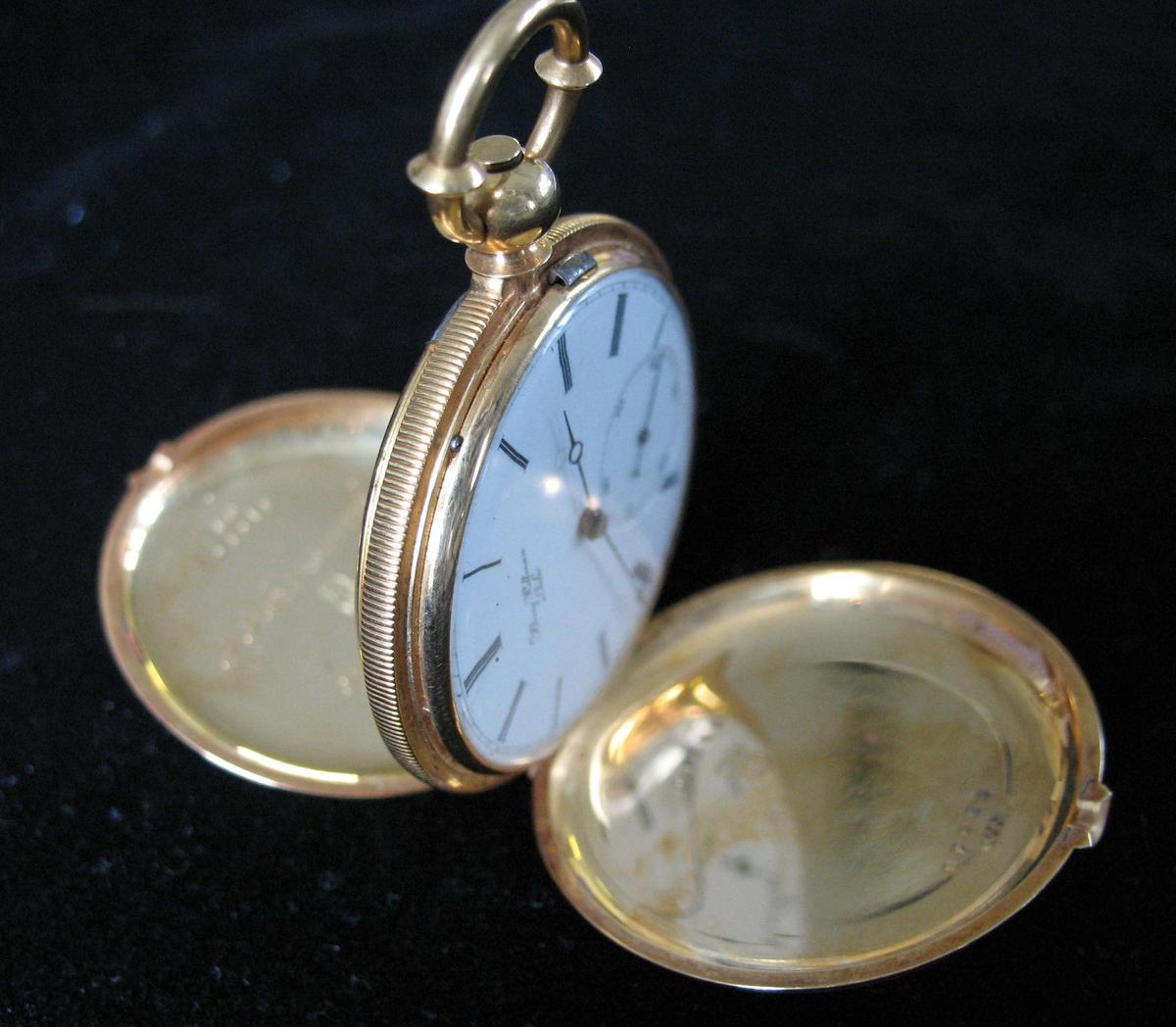 Henry Hoffmann Locle Key Wind Hunter Case Pocket Watch Farnsworth Art